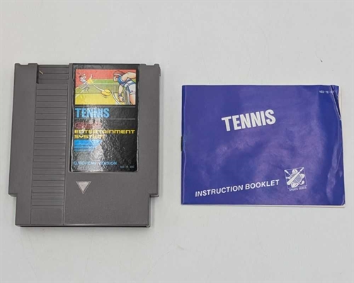 Tennis - Small Box - Complete In Box - (EEC) - NES Spil (B Grade) (Genbrug)